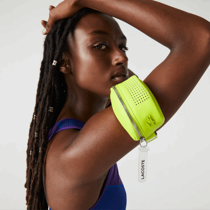 Lacoste Buckle Fastened Bracelet Purse 646T2885 Lime Blanc K47 Women