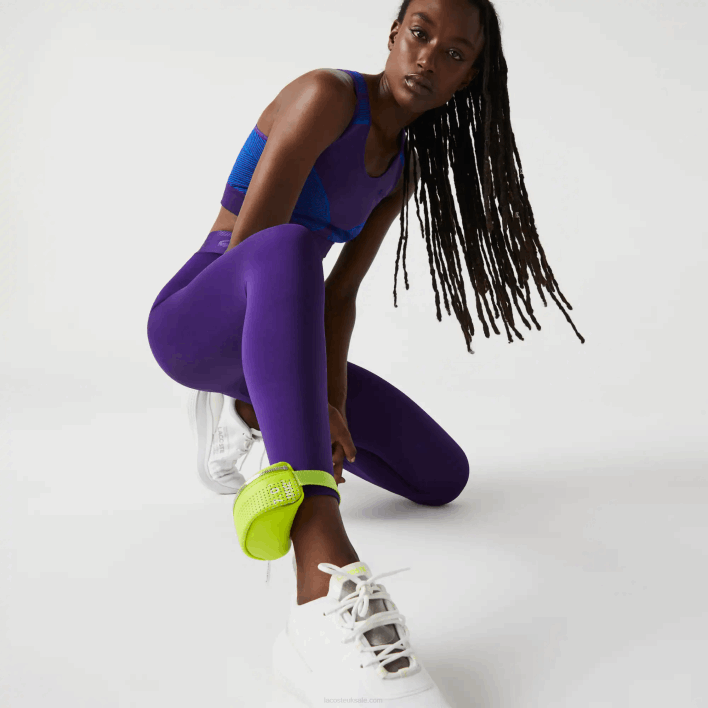 Lacoste Buckle Fastened Bracelet Purse 646T2885 Lime Blanc K47 Women