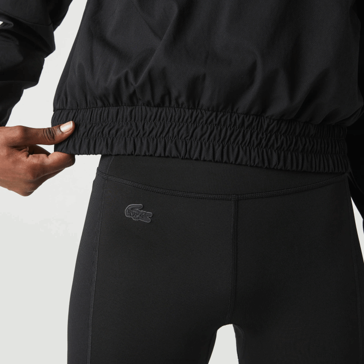 Lacoste SPORT Loose Fit Track Jacket 646T2631 Black C31 Women