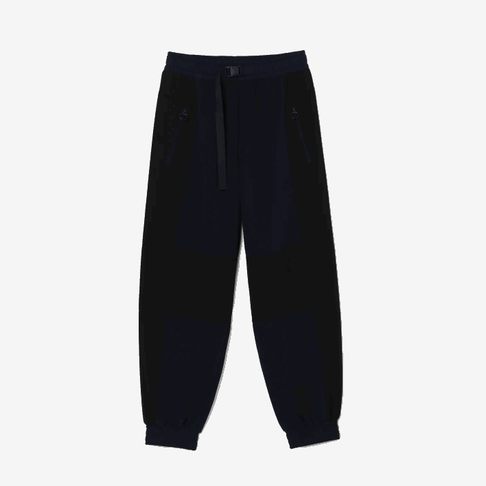 Lacoste Badge Colorblock Trackpants 646T2552 Navy Blue Black R8P Women