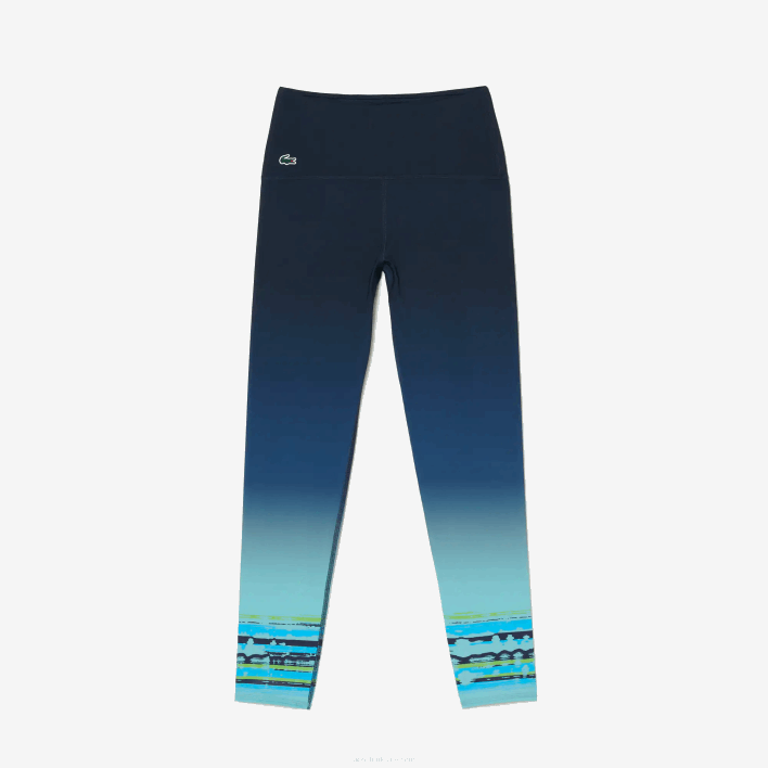 Lacoste Sport Miami Open Edition Leggings 646T2410 Blue KXE Women