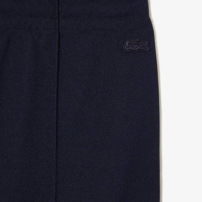 Lacoste x Goop Two-Ply Pique Trackpants 646T2667 Navy Blue 166 Women