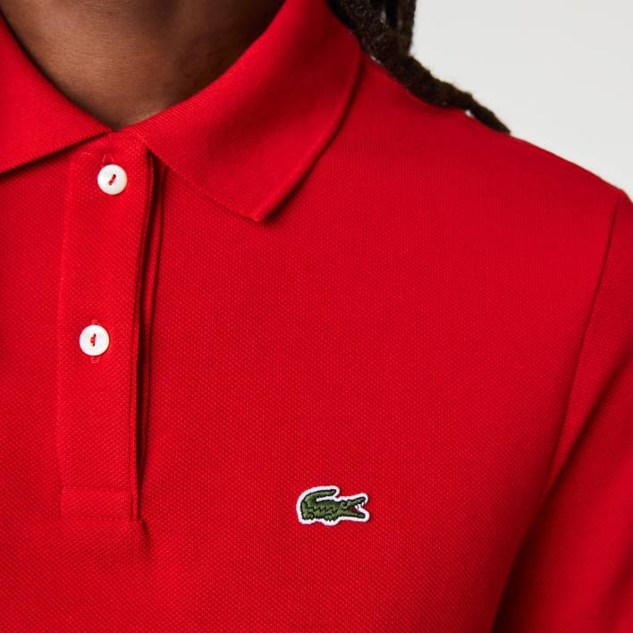 Lacoste Regular Fit Soft Cotton Petit Pique Polo 646T2504 Red 240 Women