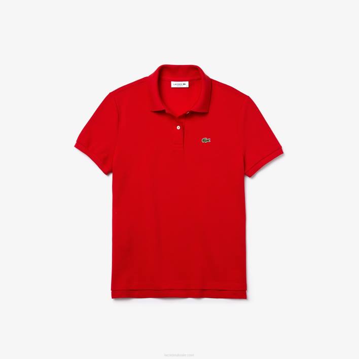 Lacoste Regular Fit Soft Cotton Petit Pique Polo 646T2504 Red 240 Women