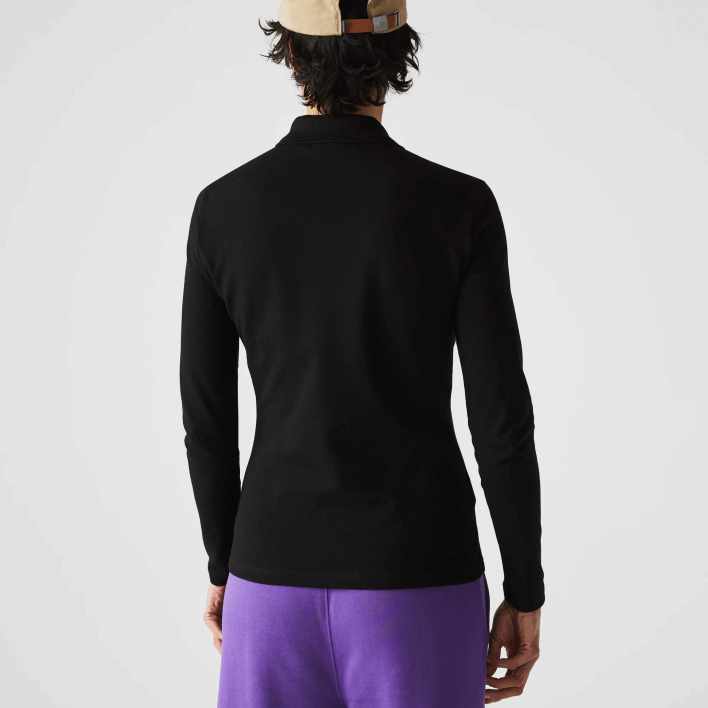 Lacoste Slim Fit Stretch Pique Polo 646T2478 Black 031 Women