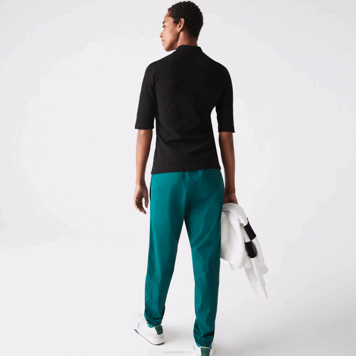 Lacoste Slim Fit Supple Cotton Polo 646T2515 Black 031 Women