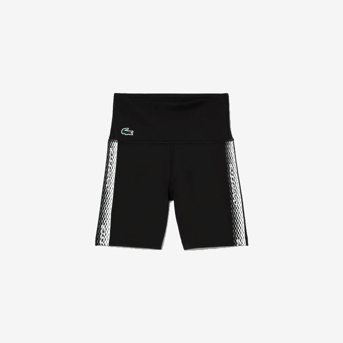 Lacoste SPORT Recycled Polyester Cycle Shorts 646T2456 Black C31 Women
