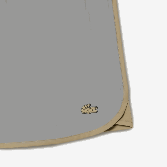 Lacoste Two-Tone Bermuda Shorts 646T2451 Grey Beige 7MT Women