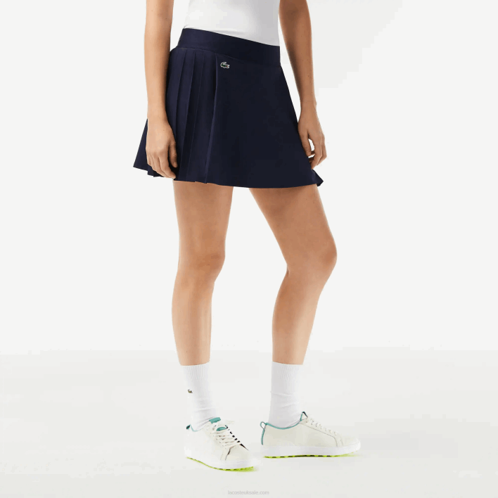 Lacoste SPORT Built-In Short Golf Skirt 646T2420 Navy Blue 423 Women
