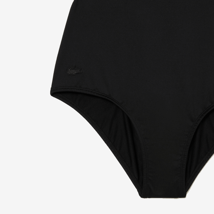 Lacoste One-Piece Recycled Polyester Swimsuit 646T2459 Black 031 Women
