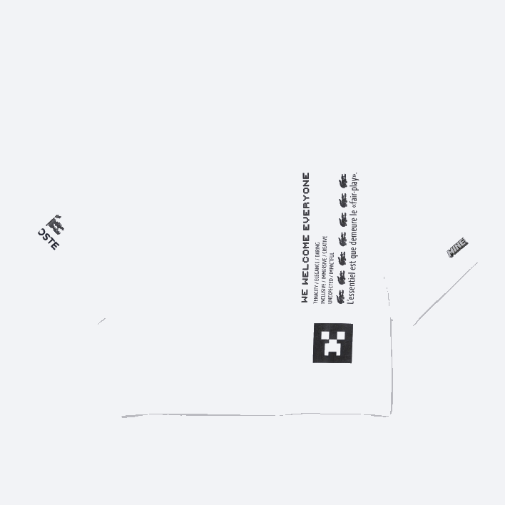 Lacoste LIVE x Minecraft Short Organic Cotton T-Shirt 646T2605 White 001 Women