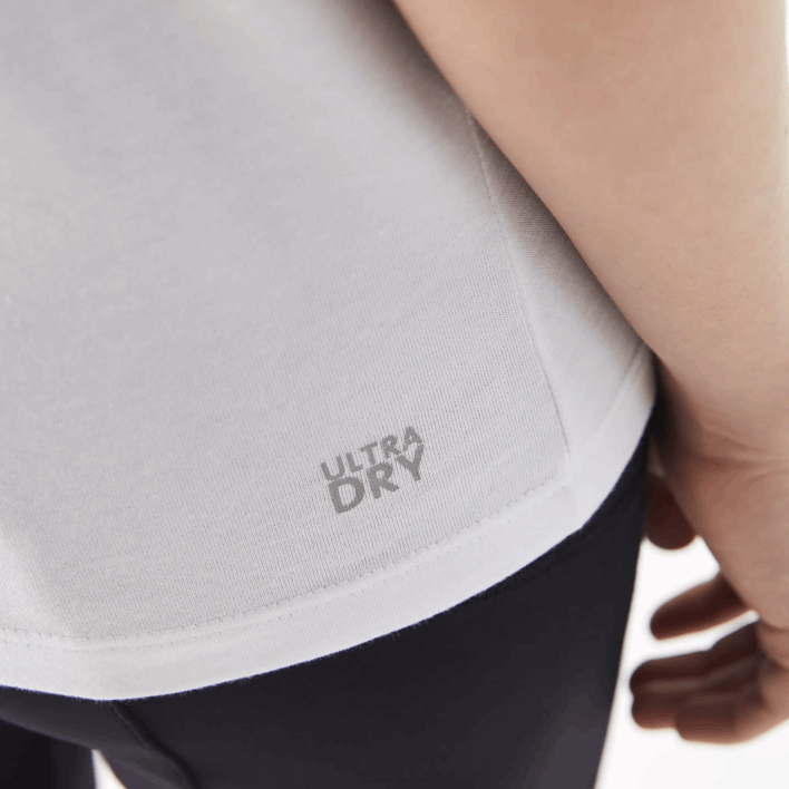 Lacoste SPORT Organic Cotton Jersey T-Shirt 646T2543 White 001 Women