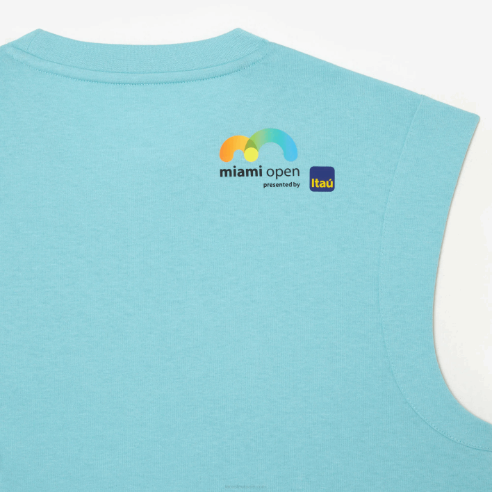 Lacoste Sport Miami Open Edition Sleeveless Top 646T2411 Mint BVG Women