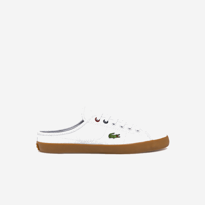 Lacoste Ziane Mule Canvas Sneakers 646T2732 White & Gum Y37 Women