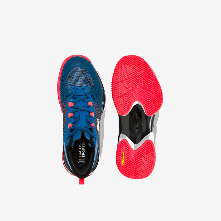 Lacoste AG-LT21 Ultra Textile Tennis Shoes 646T2745 Blue White 221 Women