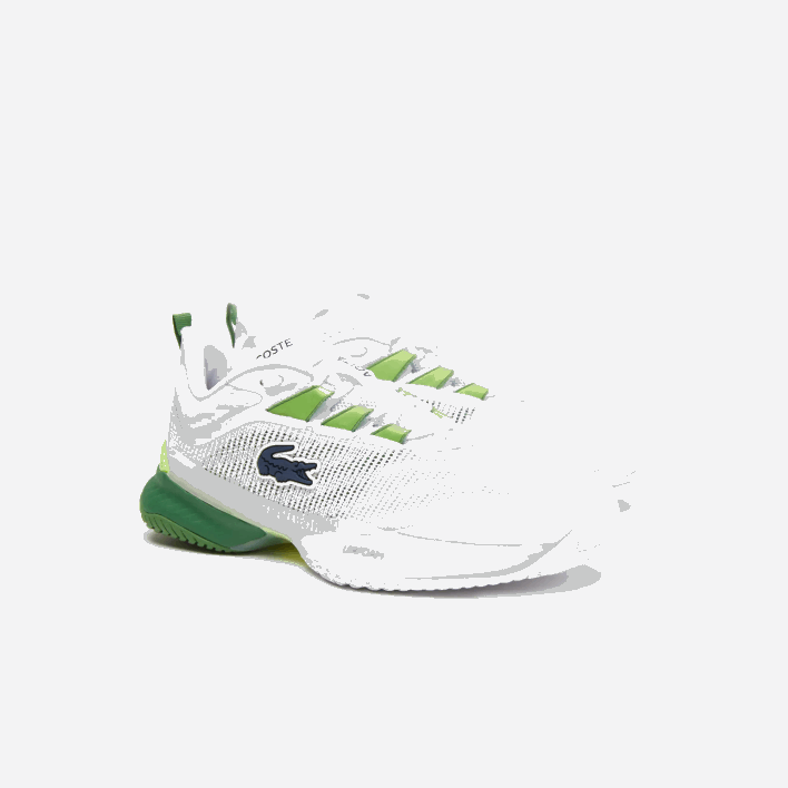 Lacoste AG-LT23 Ultra Textile Tennis Shoes 646T2689 White/Green 082 Women