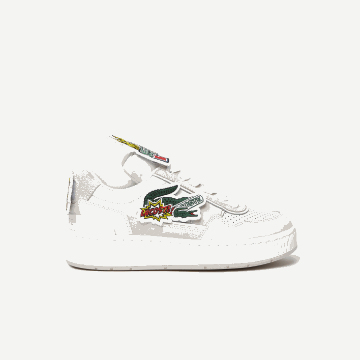 Lacoste Ace Clip Leather Sneakers 646T2703 White 21G Women
