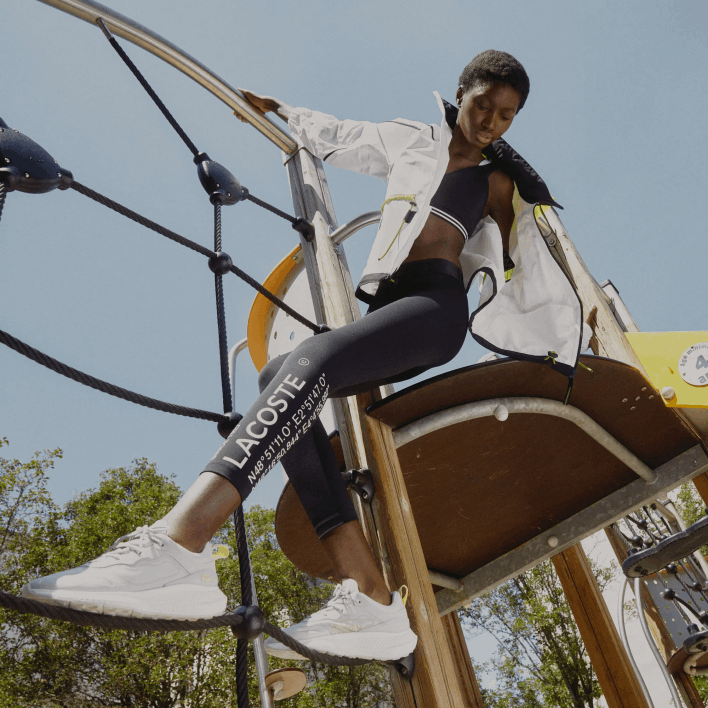 Lacoste Active 4851 Textile Sneakers 646T2725 Grey White 25Y Women