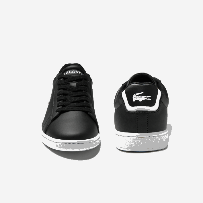 Lacoste Carnaby Evo Mesh-lined Leather Sneakers 646T2717 Black 024 Women