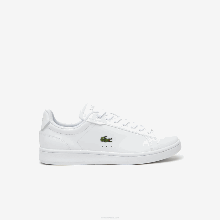 Lacoste Carnaby Pro BL Tonal Leather Sneakers 646T2681 White 21G Women