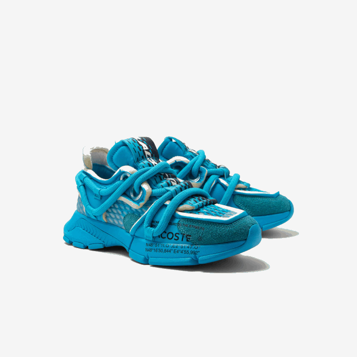 Lacoste L003 Active Runway Textile Sneakers 646T2691 Blue 11C Women