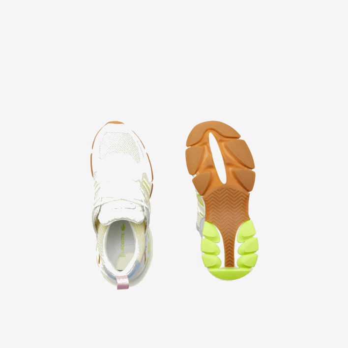 Lacoste L003 Textile Color-Block Sneakers 646T2753 White/Blue 080 Women