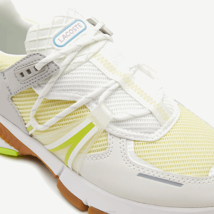 Lacoste L003 Textile Color-Block Sneakers 646T2753 White/Blue 080 Women