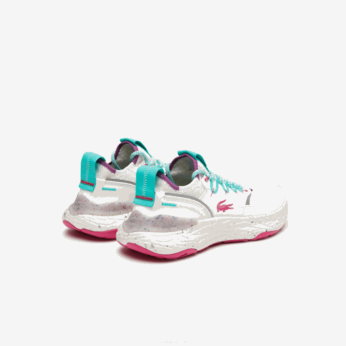 Lacoste Re-Comfort Synthetic and Textile Sneakers 646T2739 White & Red 286 Women