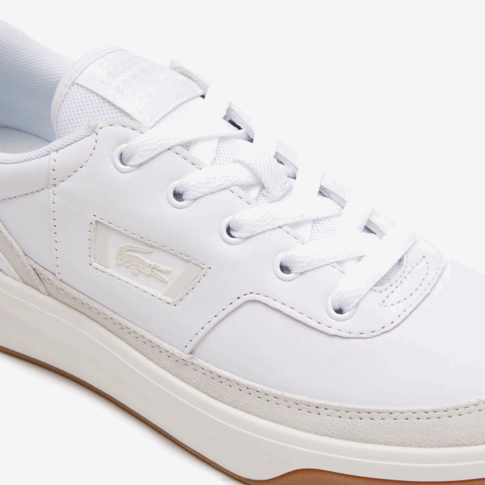 Lacoste x Goop G80 Leather Sneakers 646T2760 White & Off White 65T Women